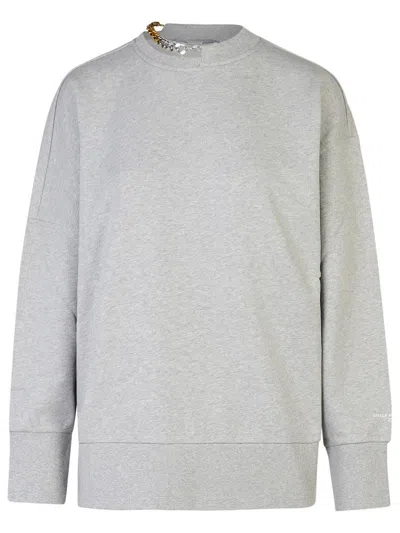 Stella Mccartney Woman Sweatshirt Grey Size 0-2 Cotton