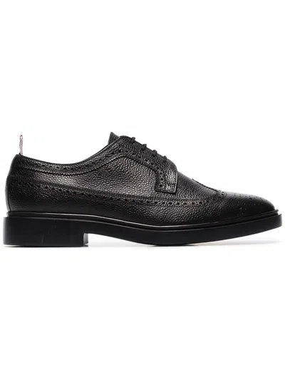 Thom Browne Lace Up Shoes In Black