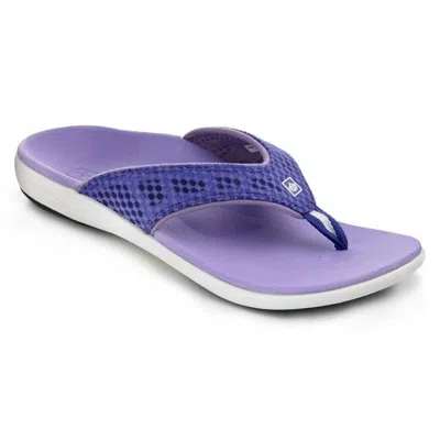 Spenco Women's Breeze Sandal In Varsity Purple In Multi
