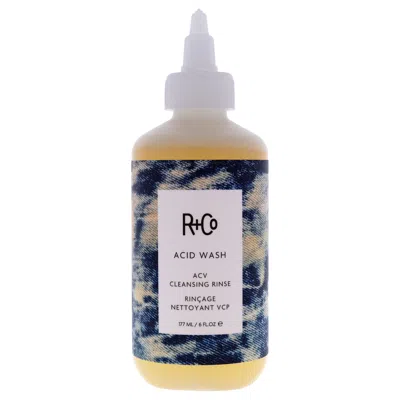 R + Co Acid Wash Acv Cleansing Rinse By R+co For Unisex - 6 oz Cleanser In White