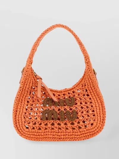 Miu Miu Handbags. In Orange