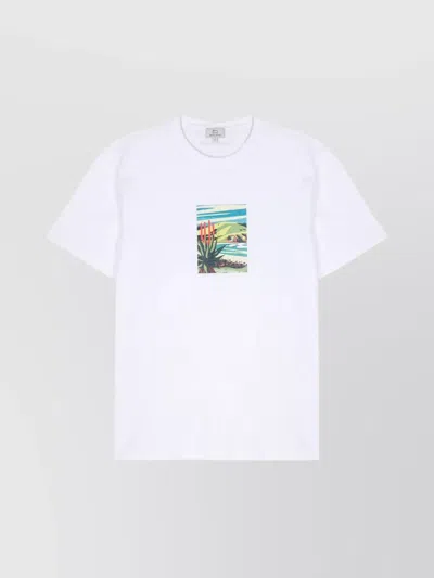 Woolrich Graphic-print Cotton T-shirt In White