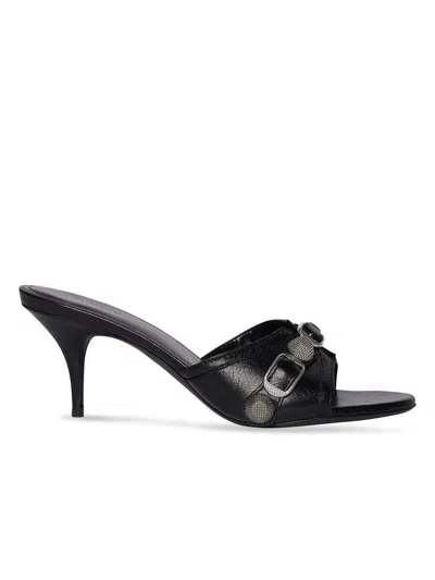 Balenciaga Sandals Cagole Arena Shoes In Black