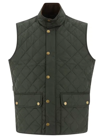 Barbour "lowerdale" Vest Jacket In Green