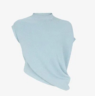 Fendi Viscose Sweater In Blue