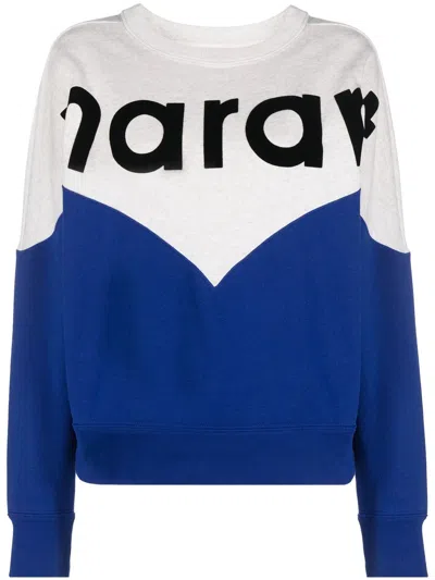 Isabel Marant Étoile Houston Crewneck Sweatshirt In Blue