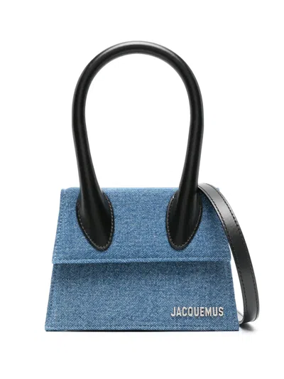 Jacquemus Le Chiquito Moyen Handbag In Blue