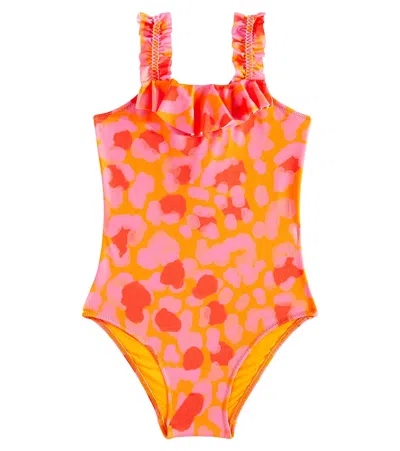 Vilebrequin Kids' Giny Swimsuit (2-14 Years) In Multicoloured