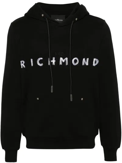 John Richmond Sweatshirt Betto Hoodie Regular In Black