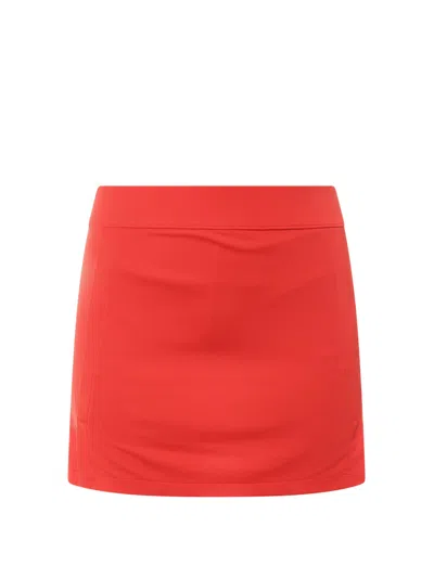J. Lindeberg Amelie Mini Skirt In Red