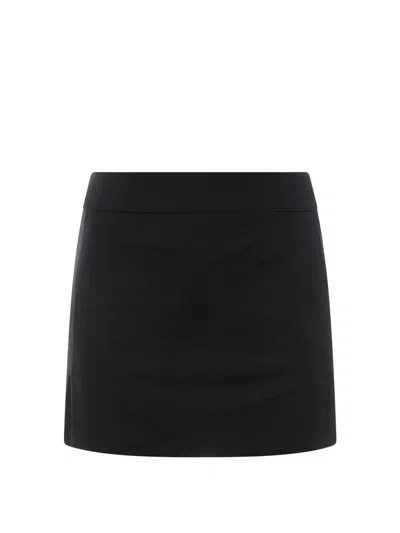 J. Lindeberg Technical Jersey Skirt In Black