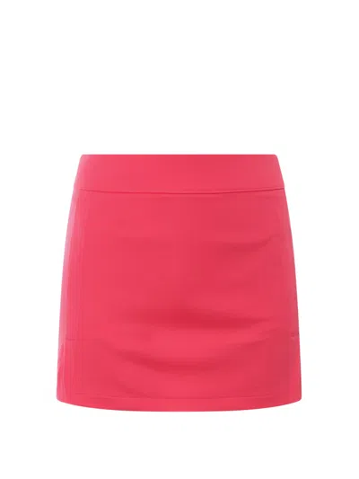 J. Lindeberg Technical Jersey Skirt In Pink