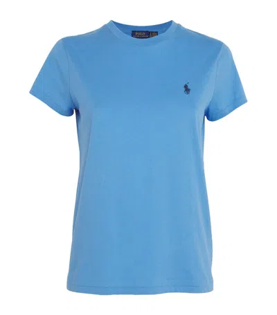 Polo Ralph Lauren Cotton Polo Pony T-shirt In Blue