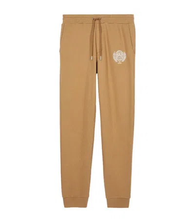 The Kooples Camel Logo Tracksuit Trousers In Brown