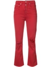 ADAPTATION ADAPTATION CROPPED TROUSERS - RED,A0D08CA0353212298264