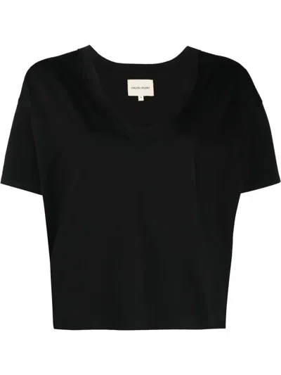 Loulou Studio Tshirt In Black