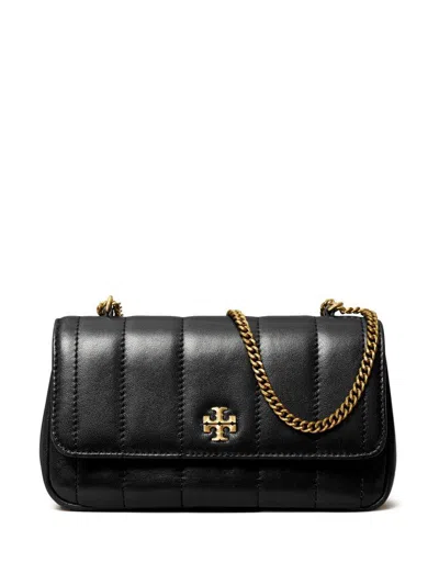 Tory Burch "kira" Quilted Leather Crossbody Bag In Black