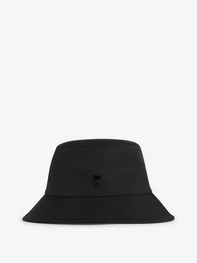 Ami Alexandre Mattiussi Ami Paris Fisherman Hat Logo In Black