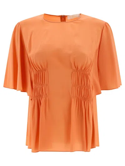 Chloé T-shirt In Orange