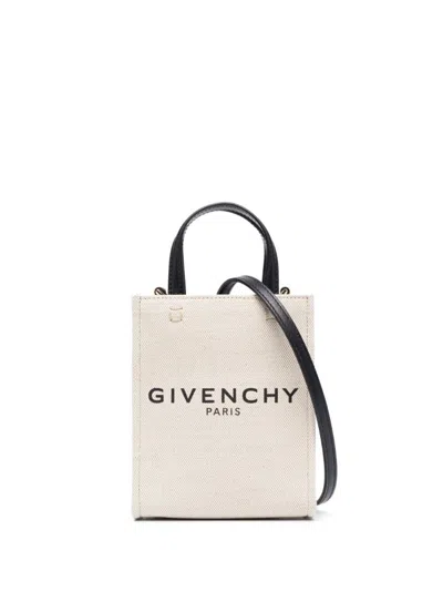 Givenchy "tote G" Mini Bag In Beige