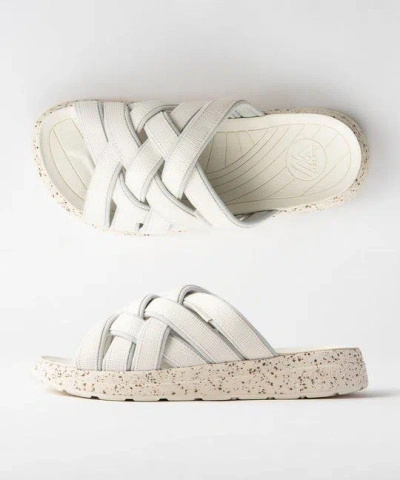 Malibu Sandals Zuma Lx Recycled Shoes In Off White/off White