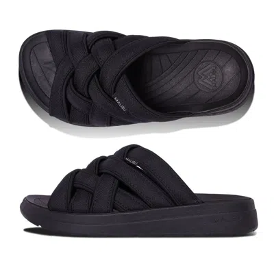 Malibu Sandals Zuma Lx Recycled Shoes In Black/black