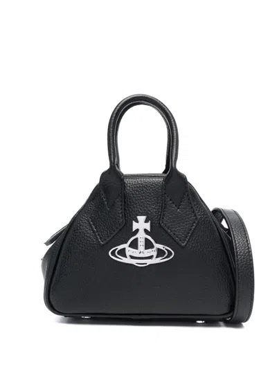 Vivienne Westwood Yasmine Vegan Leather Mini Bag In Black