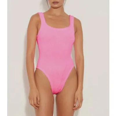Hunza G Square-neck Swimsuit In Pink