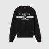 Gucci Sweatshirt Aus Baumwolljersey Mit Print In Black