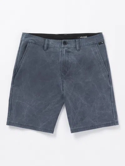 Volcom Stone Faded Hybrid Shorts - Navy In Blue