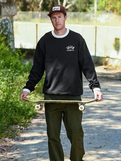 Volcom Skate Vitals Grant Taylor Crew Sweatshirt - Black