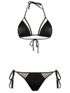 Brigitte Triangle Bikini Set In Black