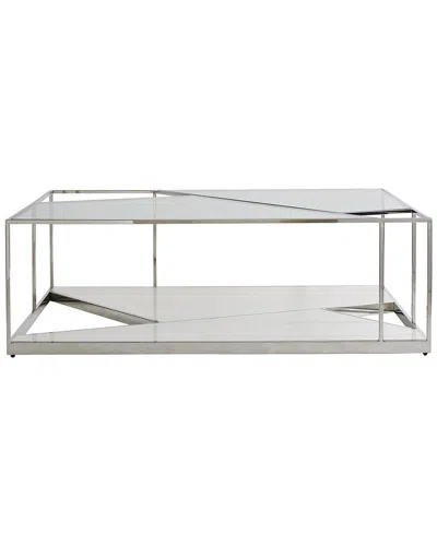 Bernhardt Maymont Cocktail Table In Stainless