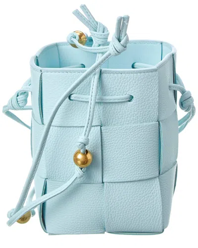 Bottega Veneta Women Mini Bucket Bag In Blue