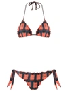 Amir Slama Triangle Bikini Set - Black In Black
