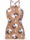 ADRIANA DEGREAS PRINTED VELVET SWIMSUIT,MAEL004612139481