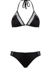 Brigitte Triangle Bikini Set In Black