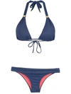 Brigitte Triangle Bikini Set In Green