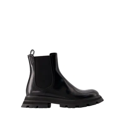 Alexander Mcqueen Chelsea Boots - Leather - Black