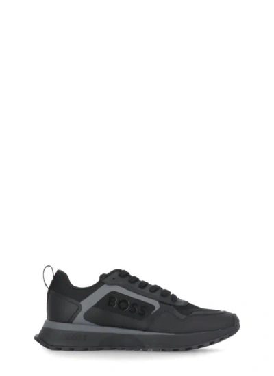 Hugo Boss Boss Black Sneakers Black In Grey