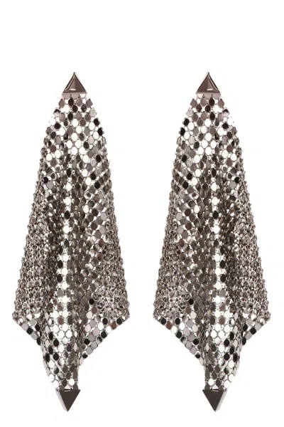 Rabanne Pendant Earrings In Silver
