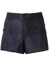 AMIR SLAMA DENIM SHORTS,950311647251