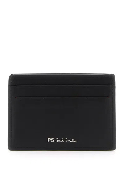Ps By Paul Smith Ps Paul Smith Zebra Motif Cardholder In Black