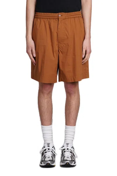 Aspesi Bermuda Nemo Shorts In Brown Cotton