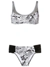 AMIR SLAMA PANELLED BIKINI SET,965711647293