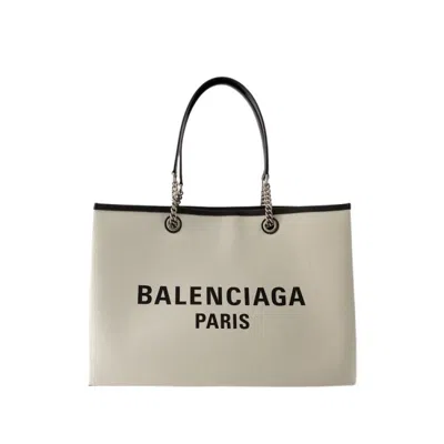 Balenciaga Duty Free Tote Bag L -  - Cotton - Beige