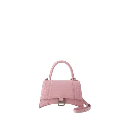 Balenciaga Hourglass S Tasche -  - Leder - Powder Pink