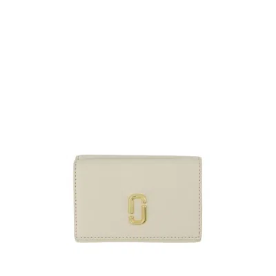 Marc Jacobs The Trifold Brieftasche -  - Leder - Weiss In White