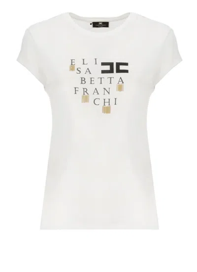 Elisabetta Franchi T-shirts And Polos White