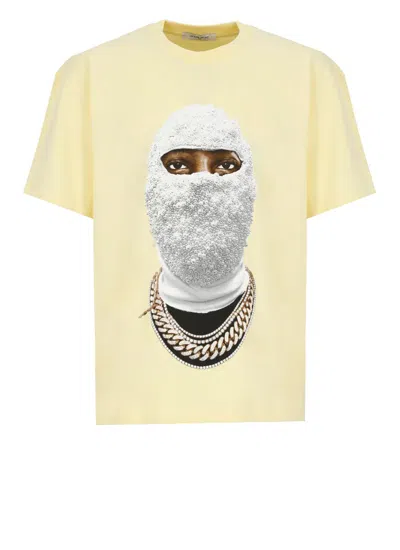 Ih Nom Uh Nit Future Mask-print Cotton T-shirt In Neutrals